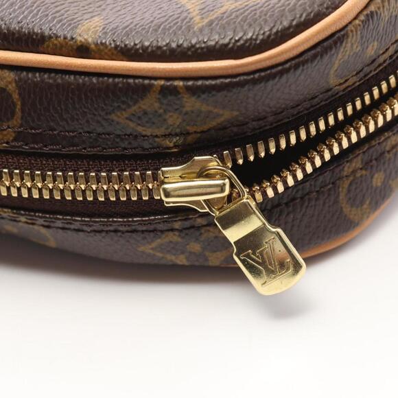 LOUIS VUITTON Brown Monogram Leather Pochette Fanny Pack - Picture 9 of 10